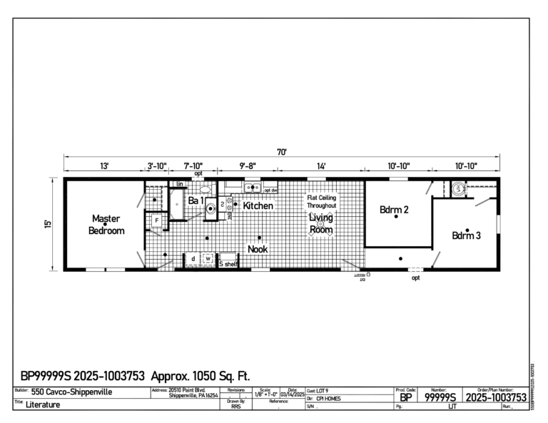 BEMH - Lot# 9 - Floor Plan